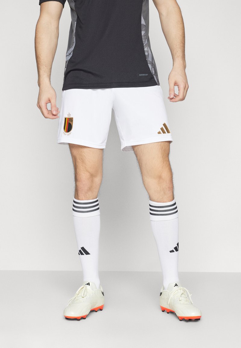 adidas Performance BELGIUM RBFA AWAY SHORT - Sports shorts - white ...