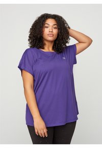 Active by Zizzi T-Shirt basic - purple