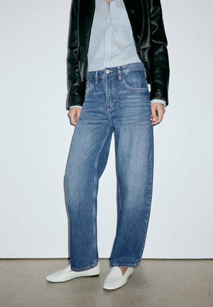 Mango, ADULT - Vaqueros baggy - dark blue