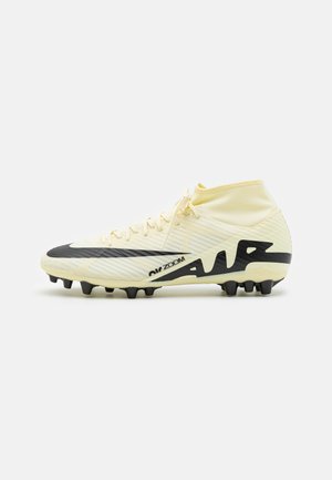 ZOOM MERCURIAL 9 ACADEMY AG - Zapatillas fútbol para césped artificial - lemonade/black