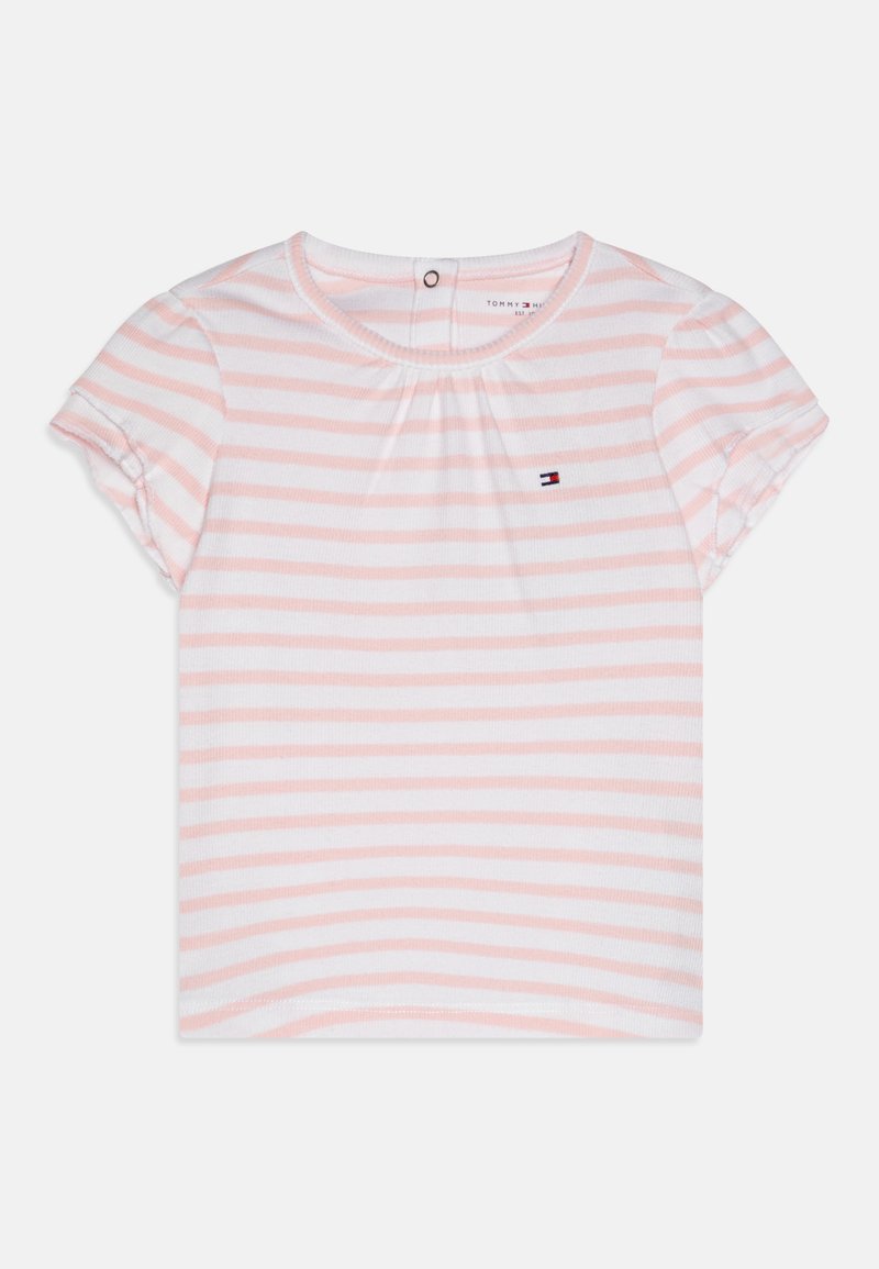 Tommy Hilfiger - STRIPED TEE - T-Shirt print - precious pink, Vergrößern