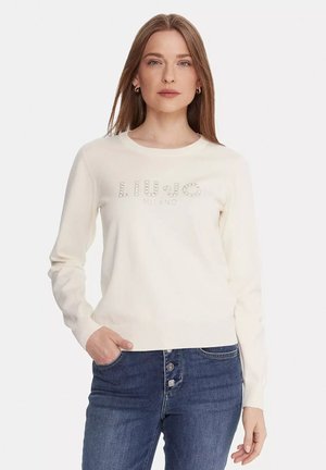 GIROCOLLO - Felpa - bianco