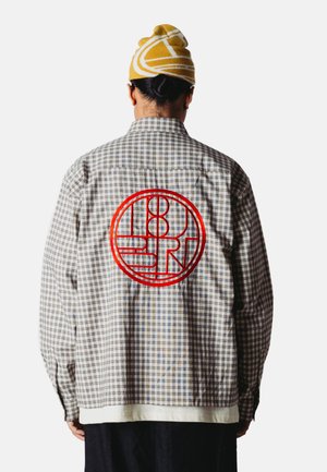 Woodbird, WBBUZO EMB CHECK SHIRT - Overhemd - off white