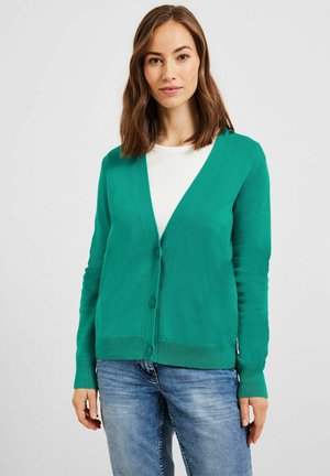 DOUBLE FACE - Cardigan - grün