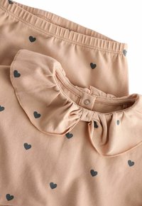 Next FRILL REGULAR FIT SET  - Langarmshirt - beige heart print