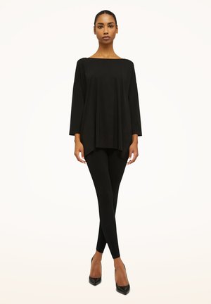 PURE  - T-shirt à manches longues - black