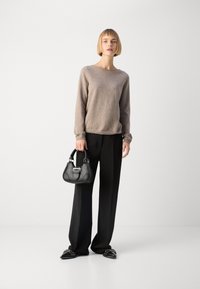 Marc O'Polo LONGSLEEVE ROUND NECK - Džemperis - shaded brown melange