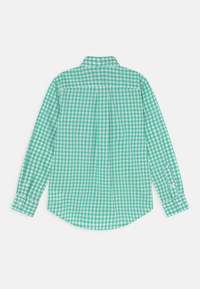Polo Ralph Lauren GINGHAM COTTON POPLIN SHIRT - Camisa - key west green/white
