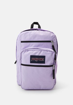 Lilla Jansport seljakott kahe tõmblukuga esikottide, mustade detailide ja võrkpoolsilla taskuga. Valmistatud vastupidavast kangast.