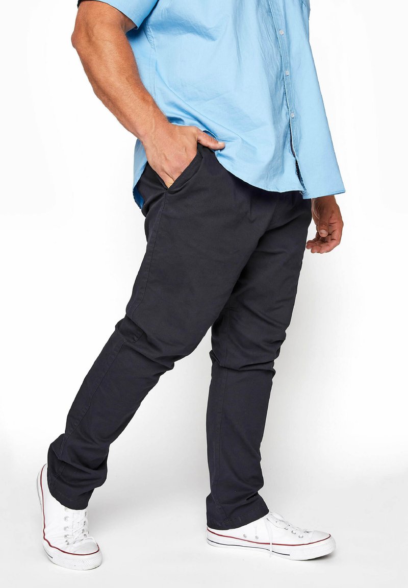 Pantalones COS Elasticated Lana-Flannel - Hombre - Azul Marino