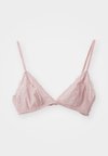 WIRE FREE TRIANGLE SOFT STRETCH LACE - Kolmnurklõikega rinnahoidja - pink