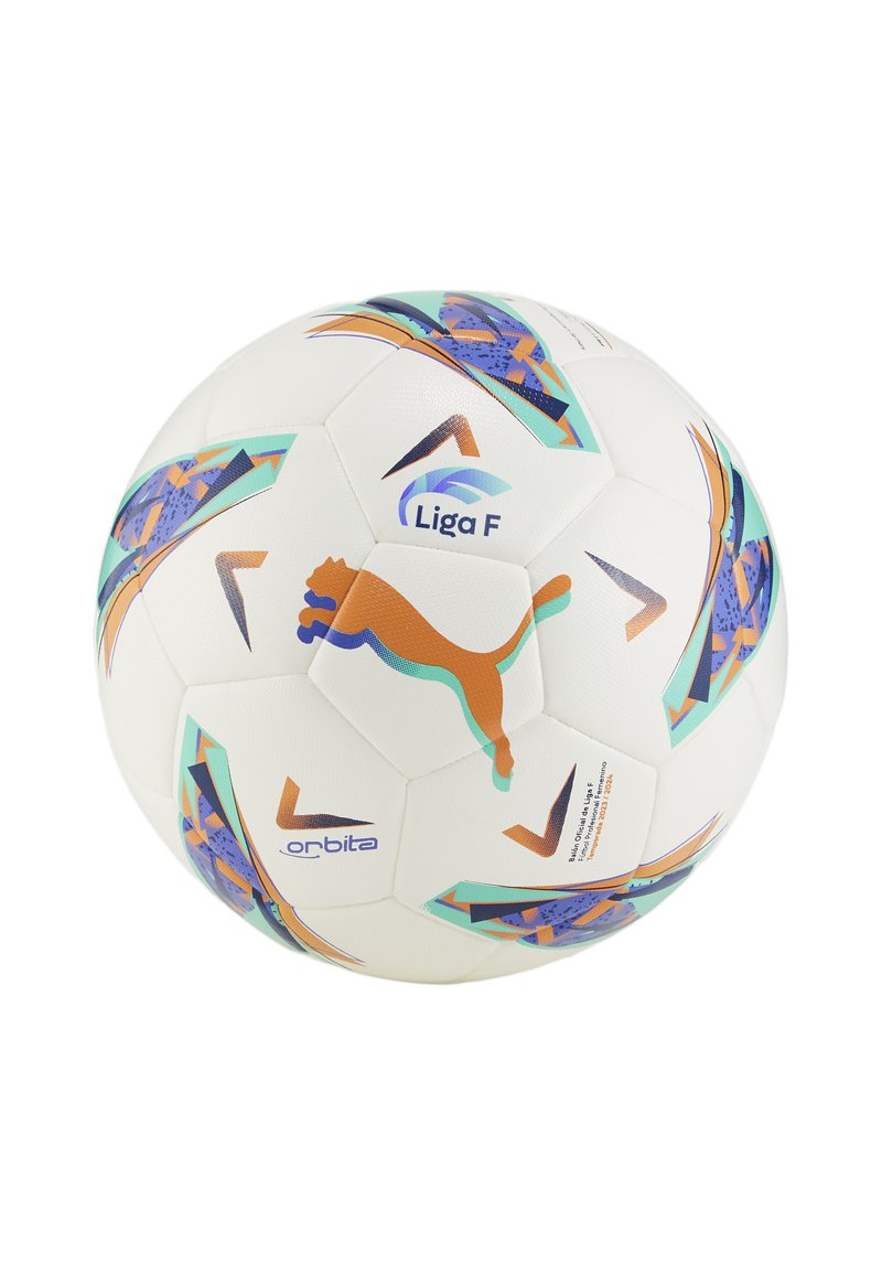 Puma ORBITA LIGA F HYBRID - Balón de fútbol - white multi colour