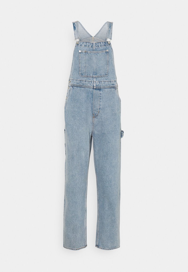 Damen Kleider | Monki Latzhose blue medium dusty/blau - YW22555 Damen Kleider | Monki Latzhose blue medium dusty/blau - YW22555