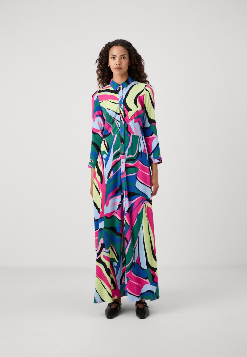 YAS - Yassavanna Long Shirt Dress - 4921890 Moonlite Mauve Cammy