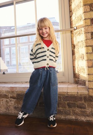 Next REGULAR FIT - Kardigán - mono stripe