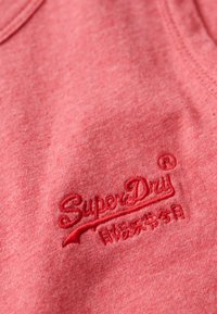 Superdry & Co ESSENTIAL LOGO - Top - punch pink marl