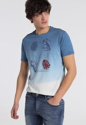Six Valves DEEP DYE WATER MIT KURZEN ARMELN - T-shirt imprimé - blau