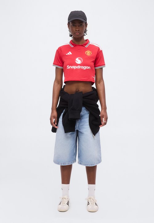 adidas Manchester United 26/27 Home Crop Asia Sizing 'Mufc Red' (Women's) — foto 2