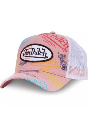 Von Dutch GORRA OVAL PATCH LE POU TRUCKER - Cap - pink