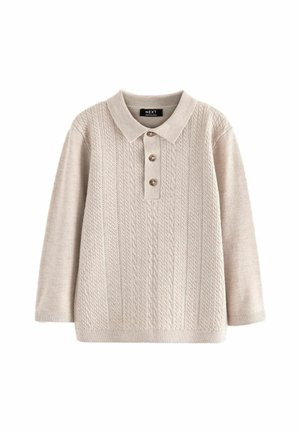 CABLE- REGULAR FIT - Langærmet T-shirt - ecru