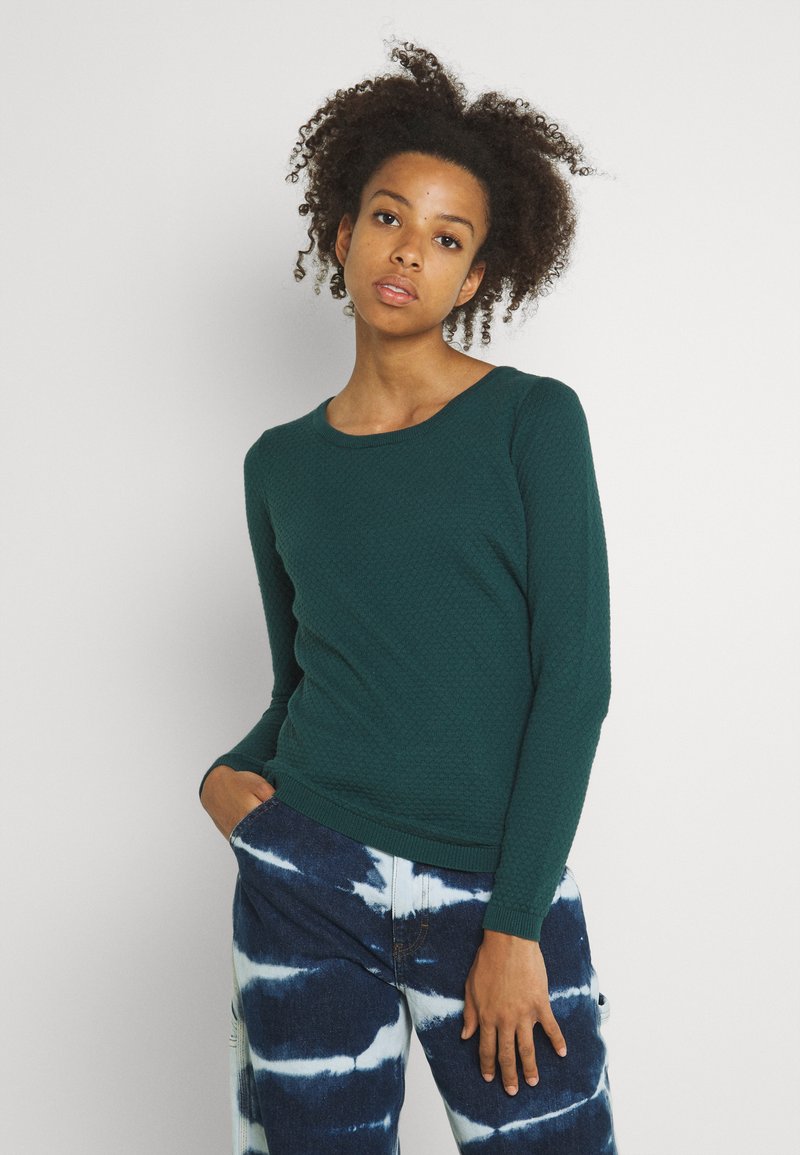 Vero Moda VMCARE STRUCTURE O-NECK - Camisola - sea moss