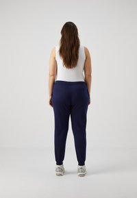Even&Odd Curvy 2 PACK - Träningsbyxor - black/blue