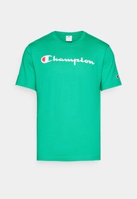 ICONS CREWNECK WITH LARGE LOGO - T-Shirt print - green