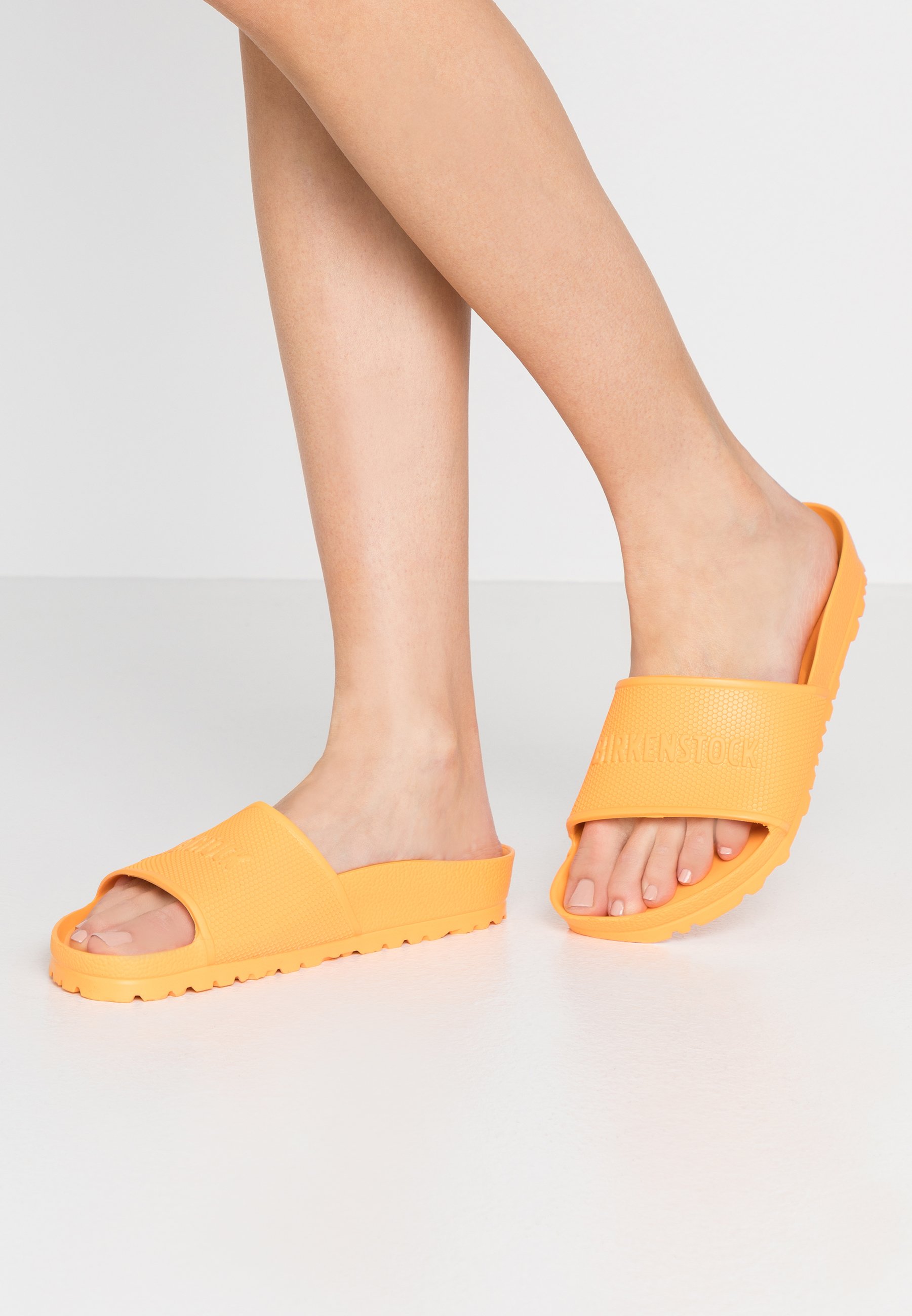 Birkenstock BARBADOS - Badslippers - zinnia/Oranje - Zalando.nl