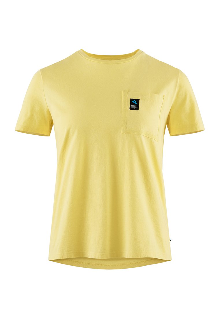 Klättermusen T-shirt basic geel Klättermusen T-shirt basic geel