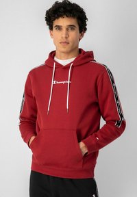Champion SWEATSHIRT - Felpa con cappuccio - rot