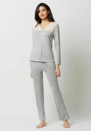 Yamamay PRIMULA - Pyjama - grigio melange chiaro