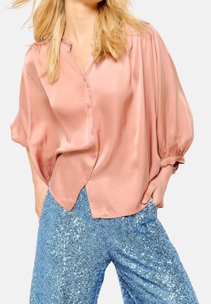 Button-down blouse - pink