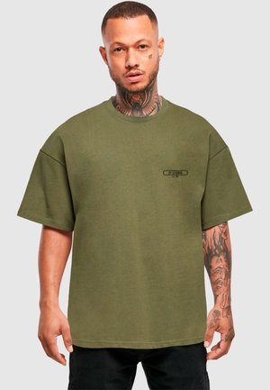 DON T WISH ULTRA HEAVY - Print T-shirt - olive