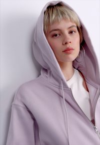 Nike Sportswear HOODIE - Jaka ar rāvējslēdzēju - platinum violet/sail