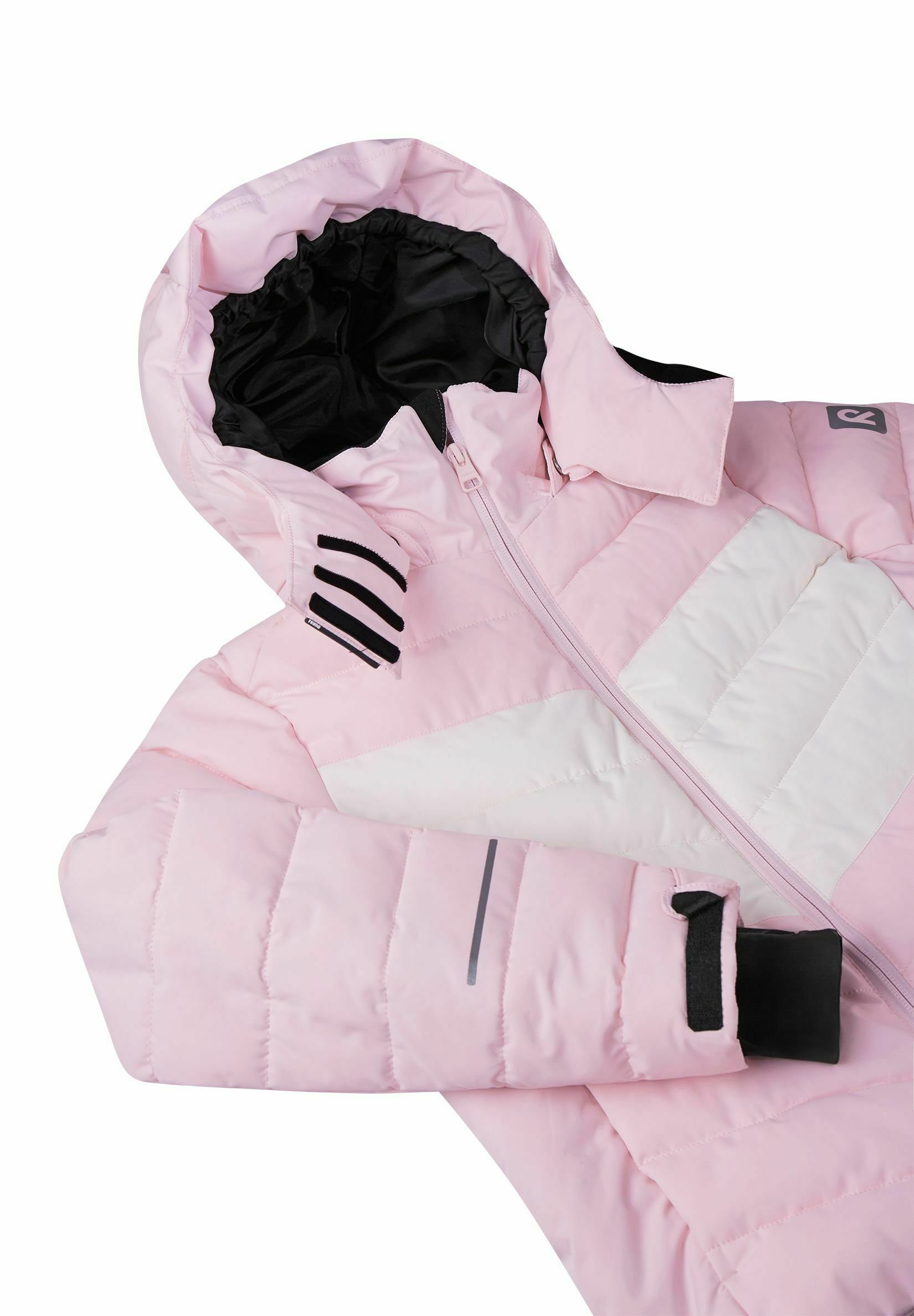 pale pink ski jacket