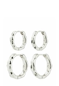 2 PACK SET - Uhani - silver plated