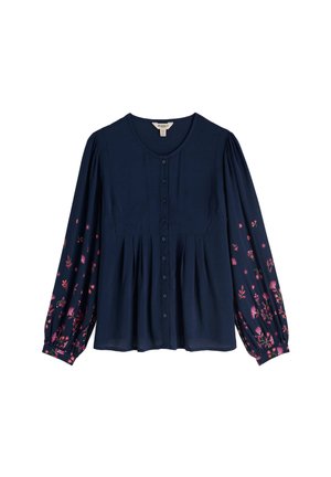 Bluse - navy - winding wildflower maritime