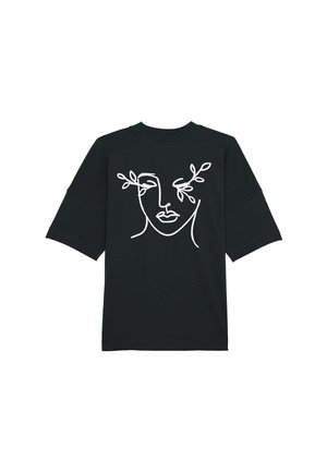 Print T-shirt - black