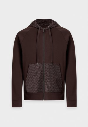 Michael Kors, NEW FULL ZIP - Суитшърт с цип - chocolate