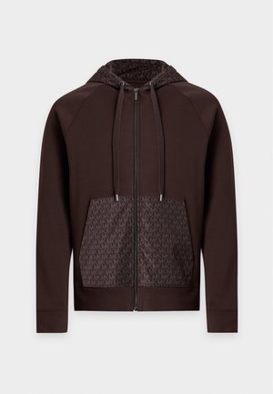 Michael Kors, NEW FULL ZIP - Суитшърт с цип - chocolate