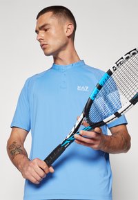 EA7 Emporio Armani MAGLIA - T-skjorte til trening - granada sky