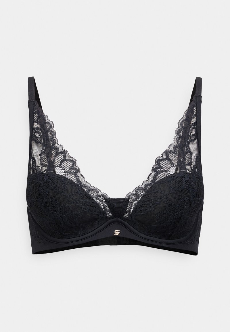 BOSS HALF PAD BLOSSOM - Triangle bra - black - Zalando.co.uk