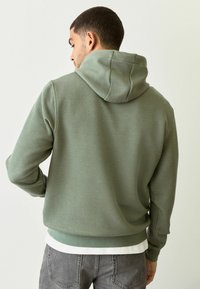 Next REGULAR FIT - DIAGONAL TEXTURED - Sweatshirt - sage green