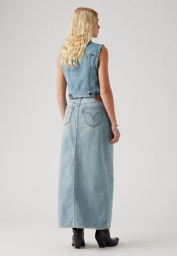 ANKLE COLUMN SKIRT - Maxi skirt - please hold3