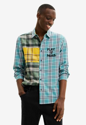 PLAID PATCHWORK - Košile - green