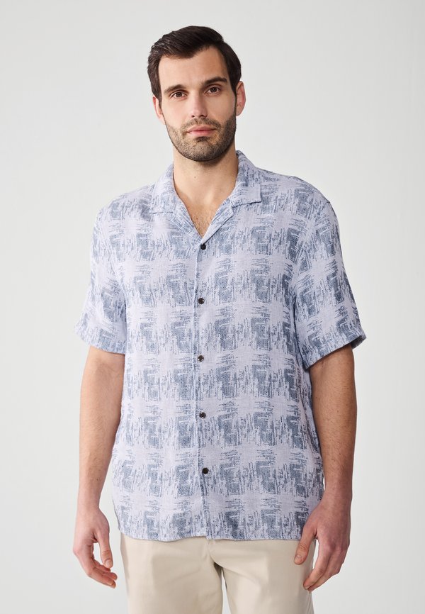 LINEN MIX BLEND SHIRT - Shirt - multicolor