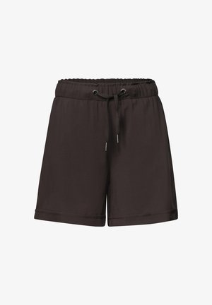 Street One, HIGH-WAIST SHORTS WITH PAPERBAG WAISTBAND - Short - espresso brown
