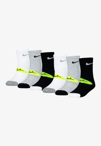 Nike Sportswear SMILEY CREW UNISEX 6 PACK  - Ponožky - grey heather