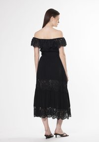 INFLUENCER BELTED - Vestido informal - black