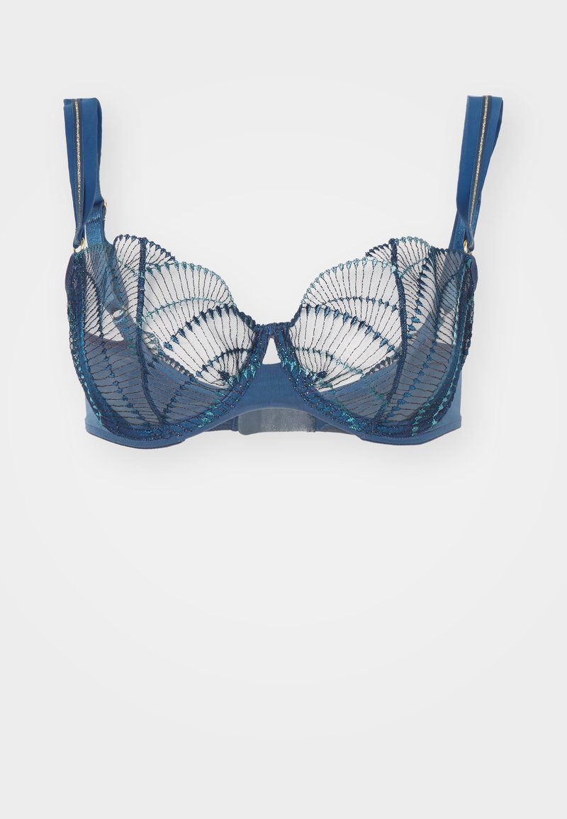 Triumph PALINA SEA FULL OF STARS - Underwired bra - smoky blue/blue ...
